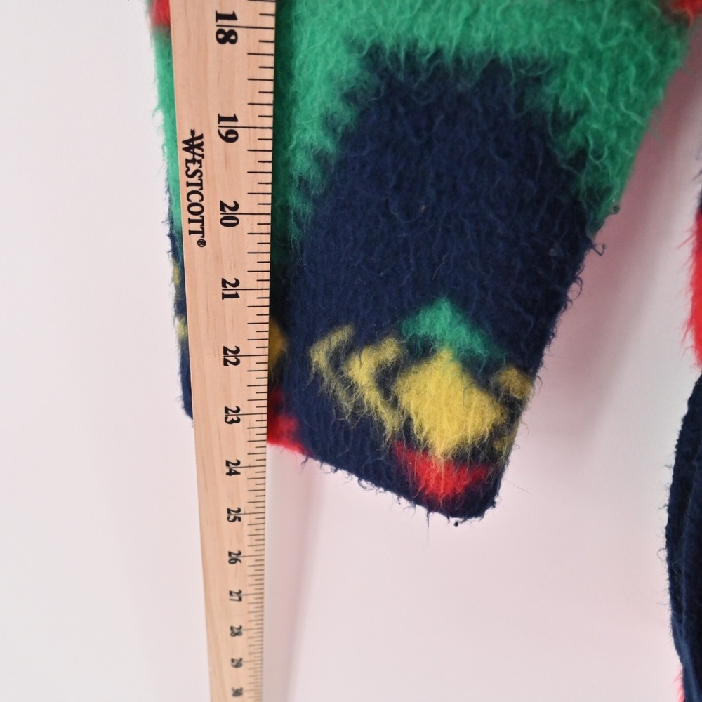 Vtg WESTBOURNE Jacket Womens Size‎ XXL Southwestern Print Fleece Fringe Coatigan - Picture 11 of 12